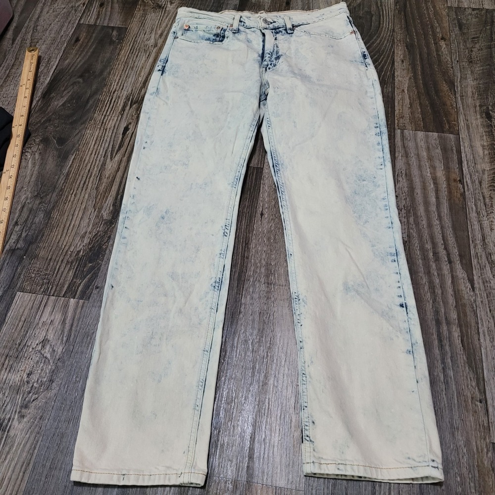 Levi's 541 Men's Straight Stretch Acid Wash Jeans Size 32x32